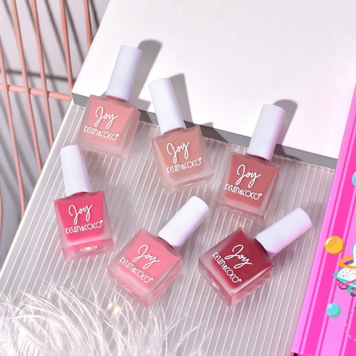 Set 6 Blush-uri lichide, Kevin&Coco, Ice Cream, 19.1 x 15.1 x 3.4cm - vivimall.ro