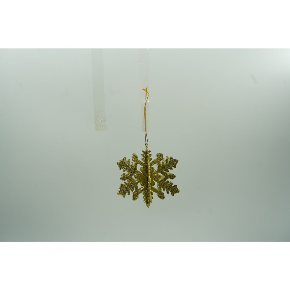 Set de 12 ornamente de brad, Flippy, de tip Glob, Rosu/ Auriu, din plastic, cu finisaj sclipitor , cutie  6  cm adancime x 23  cm lungime x 18  cm inaltime - vivimall.ro