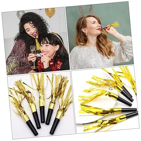 Set 6 Fluiere Cu Franjuri | PartyBuzz