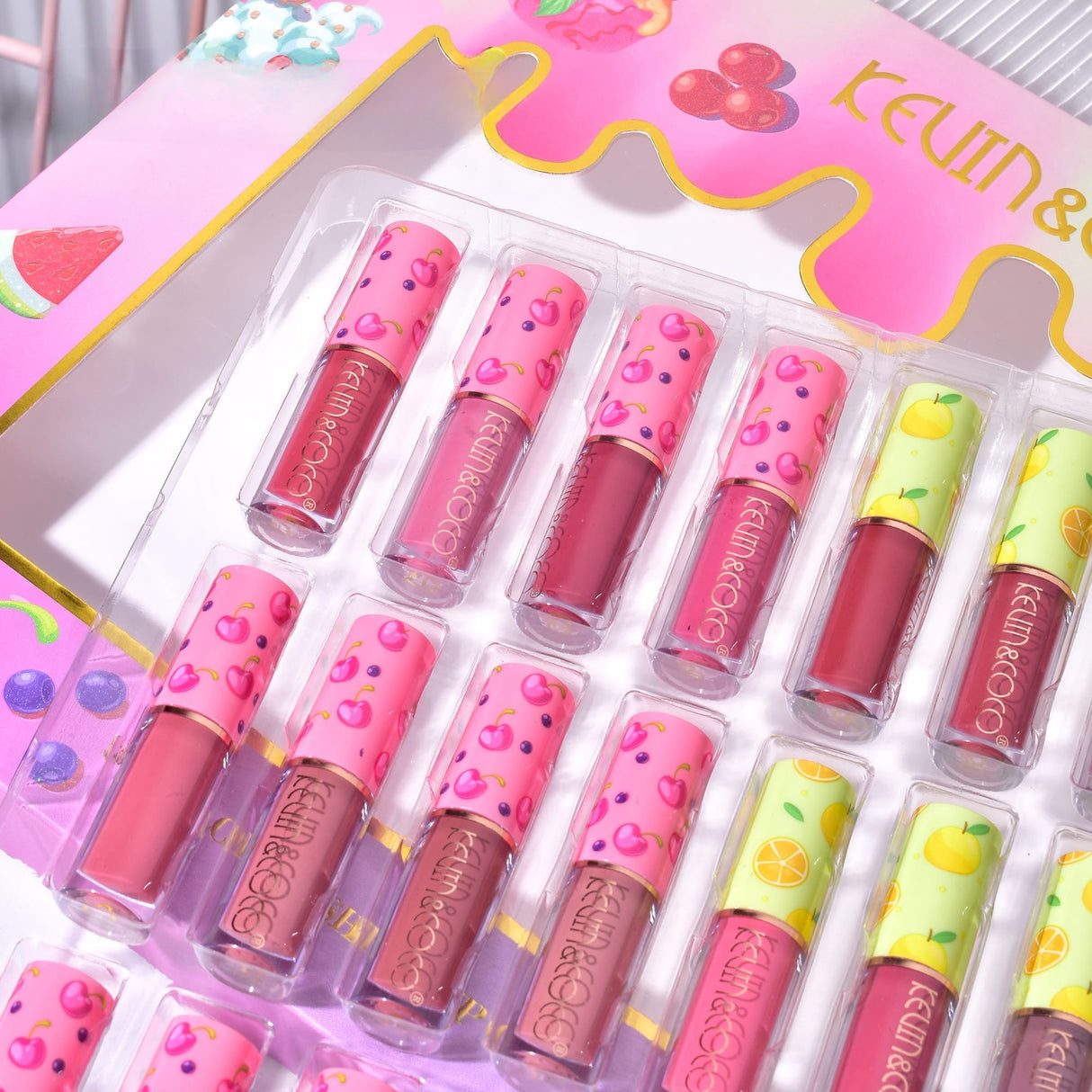 Set 36 Glossuri Multicolore | LipsKit - vivimall.ro