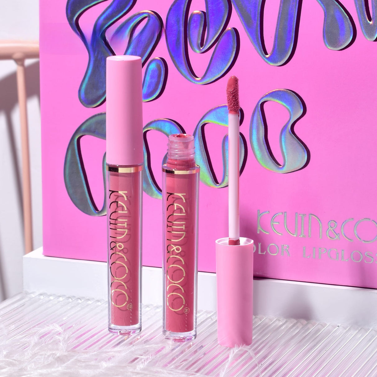 Set 6 Lip Gloss-uri Pink Girl | PinkLips - vivimall.ro