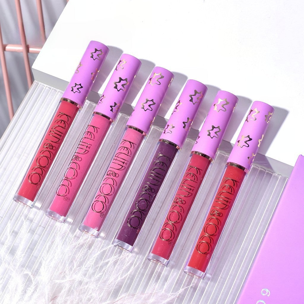 Set 6 Lip Gloss-Uri | VioletGlow - vivimall.ro