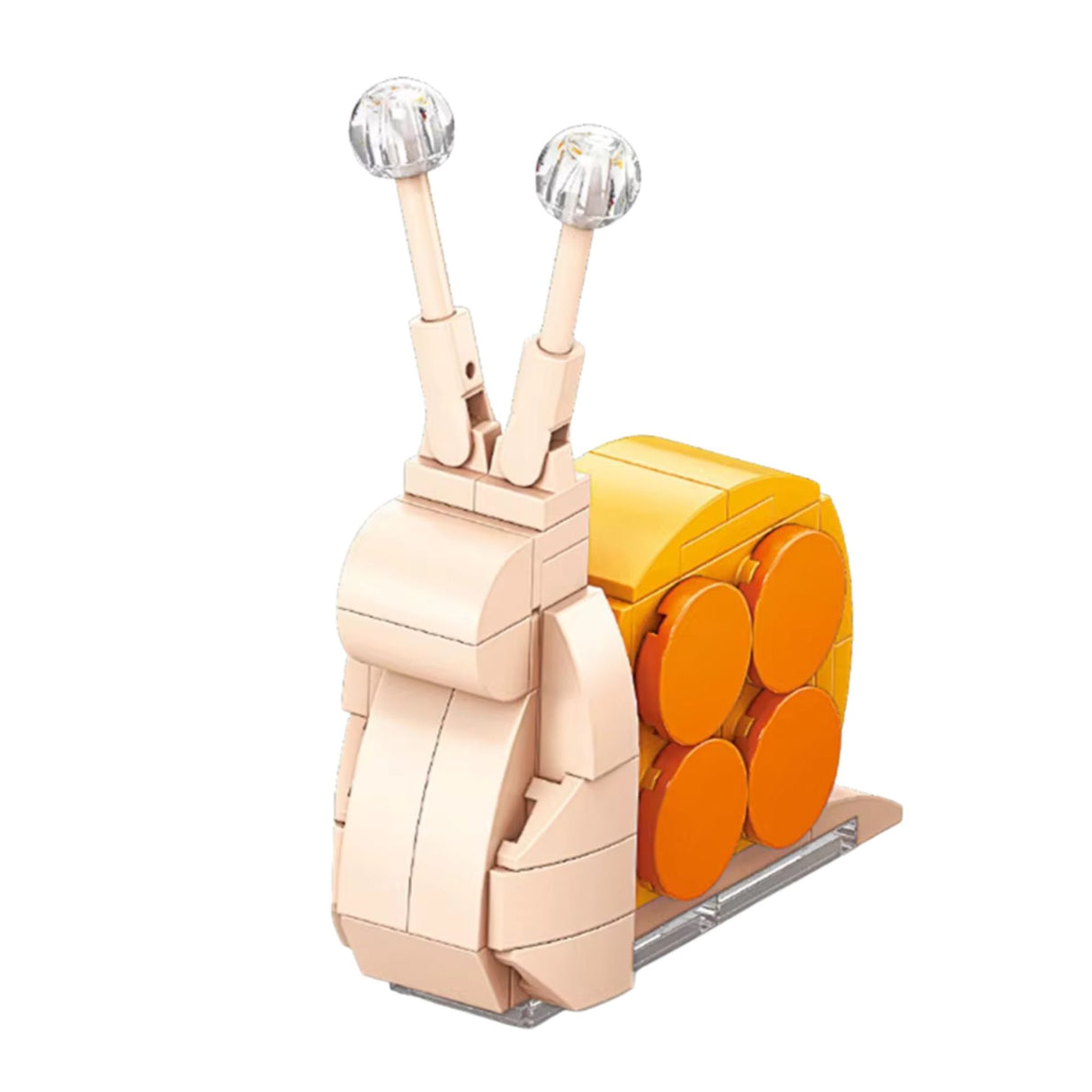 Set construcție STEM Flippy Melc detaliu piese, jucărie educativă pentru copii 6+ ani