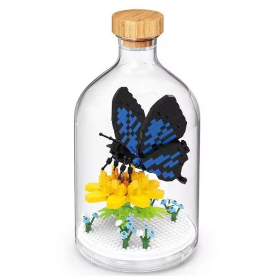 Ambalaj compact set Flippy 392 piese Fluture, 19,1 x 12,1 x 12,1 cm, vedere laterală
