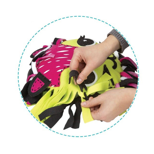 Set de creatie DIY, Flippy, patura de tricotat multicolor - vivimall.ro