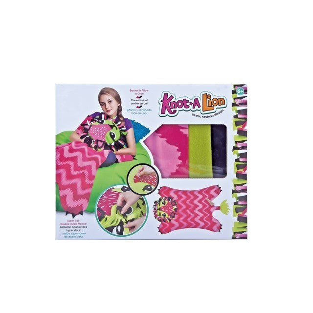 Set de creatie DIY, Flippy, patura de tricotat multicolor - vivimall.ro