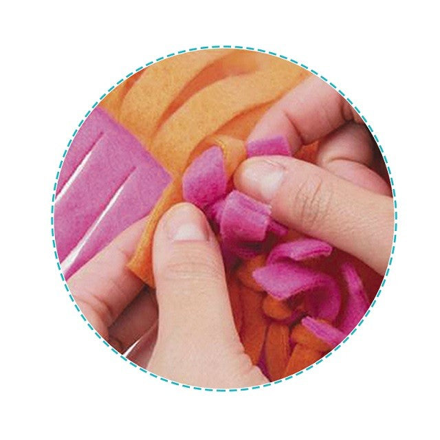 Set de creatie DIY Flippy, tesut si tricotat, patura 6+ ani, multicolor - vivimall.ro