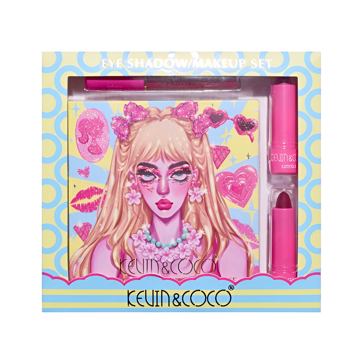 Kit Machiaj Kevin&Coco | CocoGlam - vivimall.ro