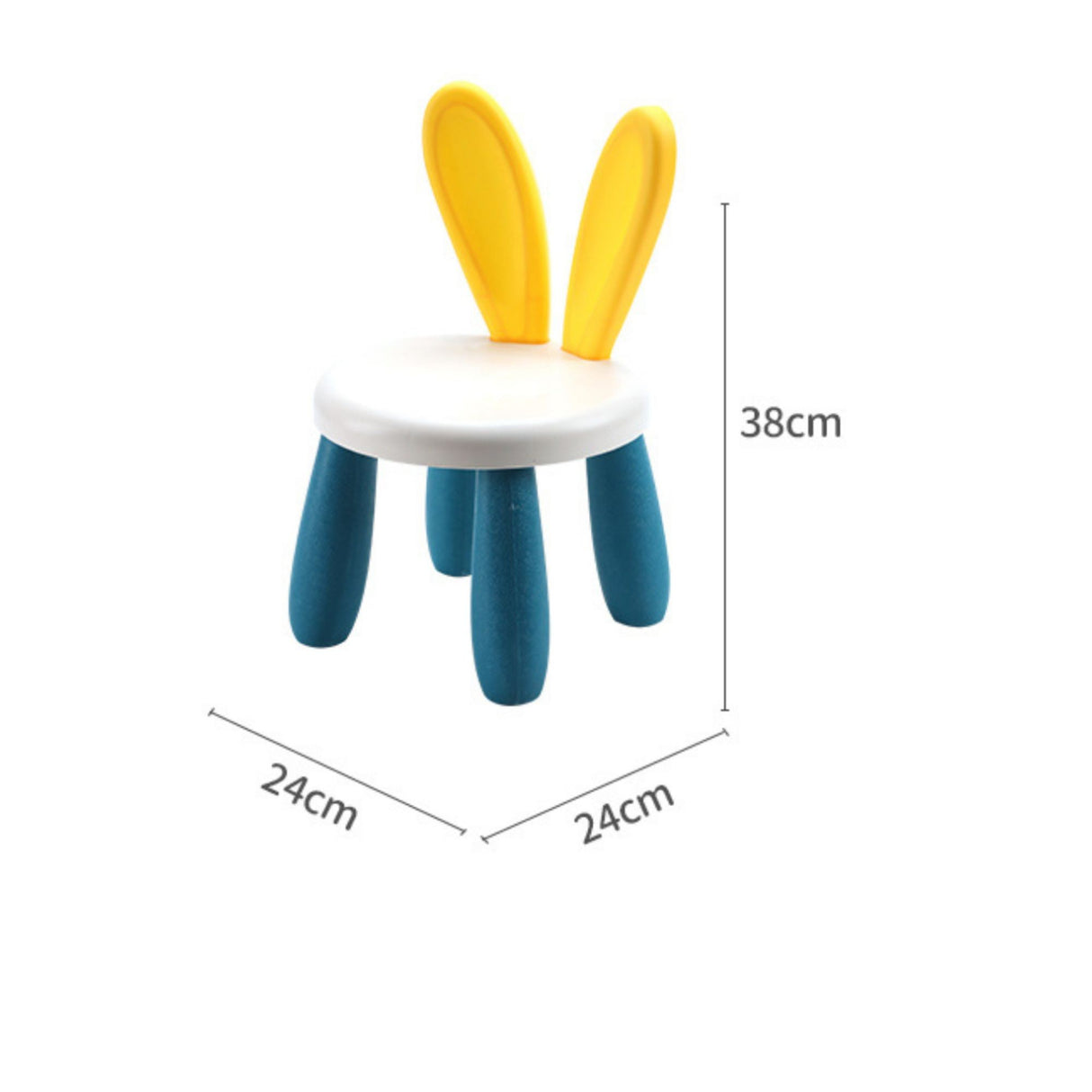 Masuta Multifunctionala, Flippy, Educativa pentru Copii, Scaunel Bunny, Blat Reversibil, Compatibila cu Piese mari tip LEGO Duplo, 4 cutii depozitare, Set 156 piese, 3+Ani, Multicolor - vivimall.ro