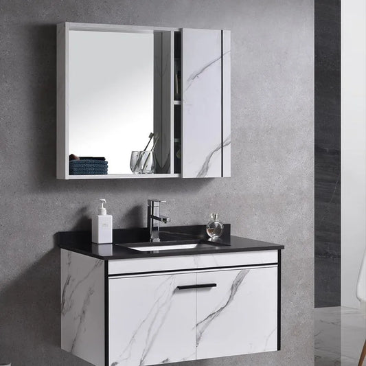 Set Mobilier Pentru Baie Corfu, 2 Piese - vivimall.ro