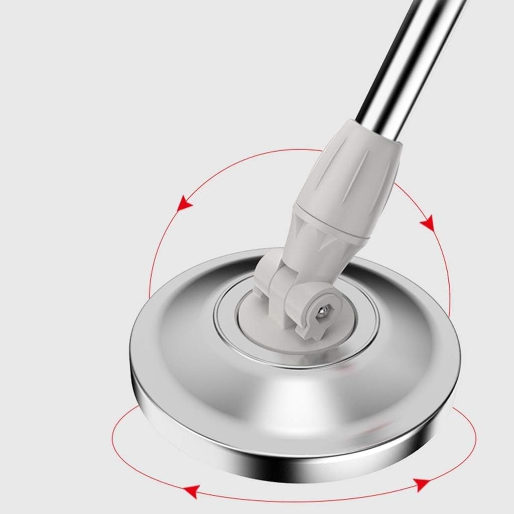 Set mop rotativ cu galeata Flippy, material plastic si microfibra, rezistent, cu dop scurgere, vas detasabil, pentru interior, capacitate 8 l, negru/rosu