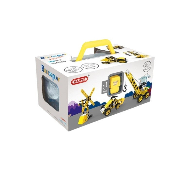 Set pentru construit masini, Vivimall, Educativ si creativ, 100 piese - vivimall.ro