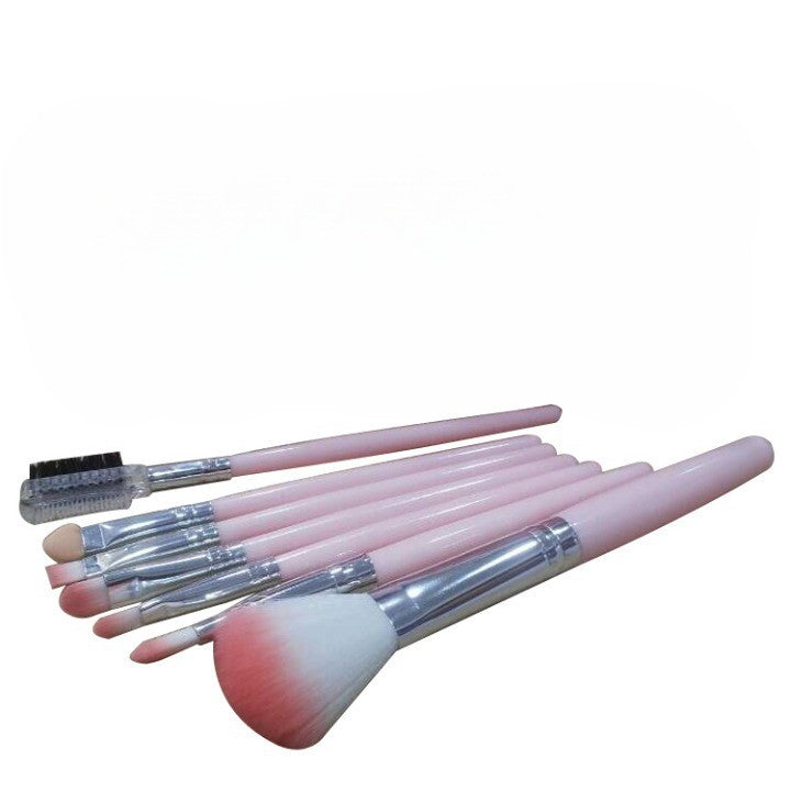 Set Portabil 7 Pensule De Machiaj Cu Husa - vivimall.ro