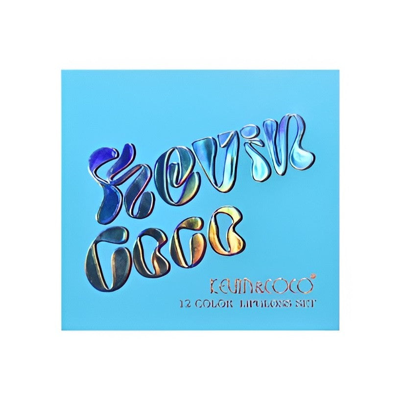 Set 12 Rujuri Buze Cutie Albastra | BlueGloss - vivimall.ro