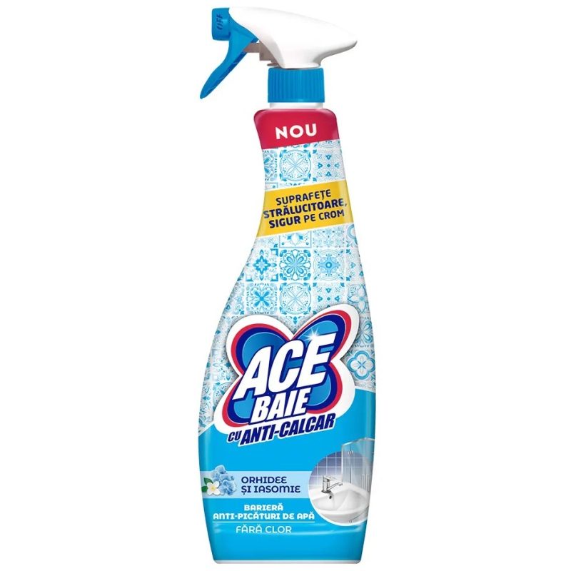 Solutie, Ace, Spray Baie fara Clor 650 ml Orhidee si Iasomie