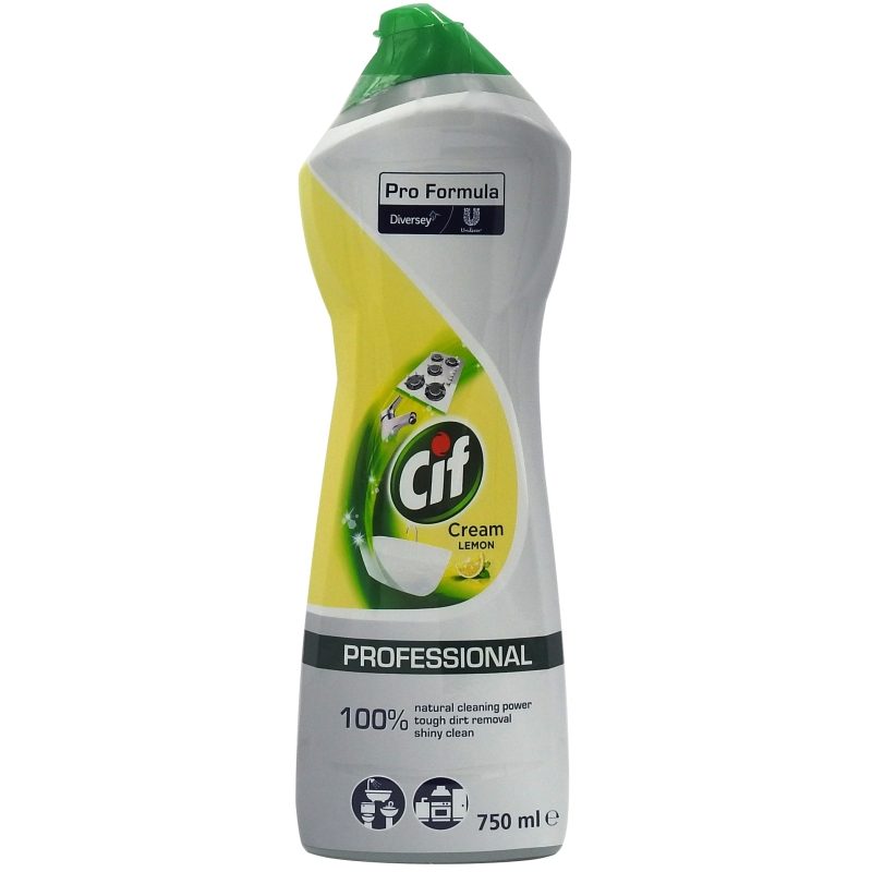 Solutie, Cif Cream 750 ml, Universala Lemon