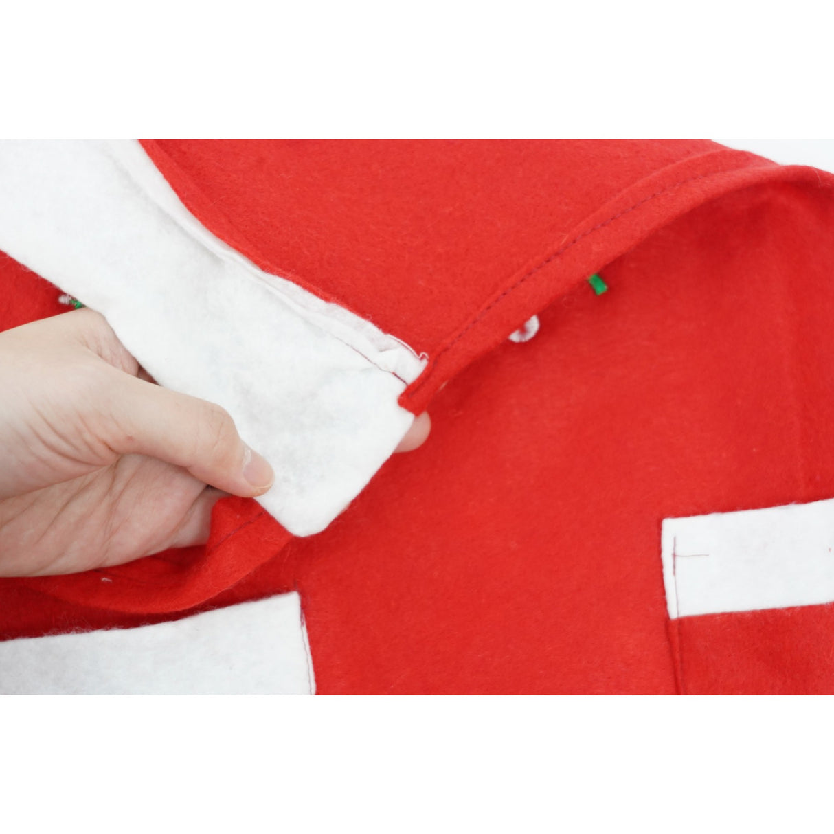 Sort Craciun, Vivimall,cu inscriptie Marry Christmas, rosu, pentru adulti, poliester - vivimall.ro