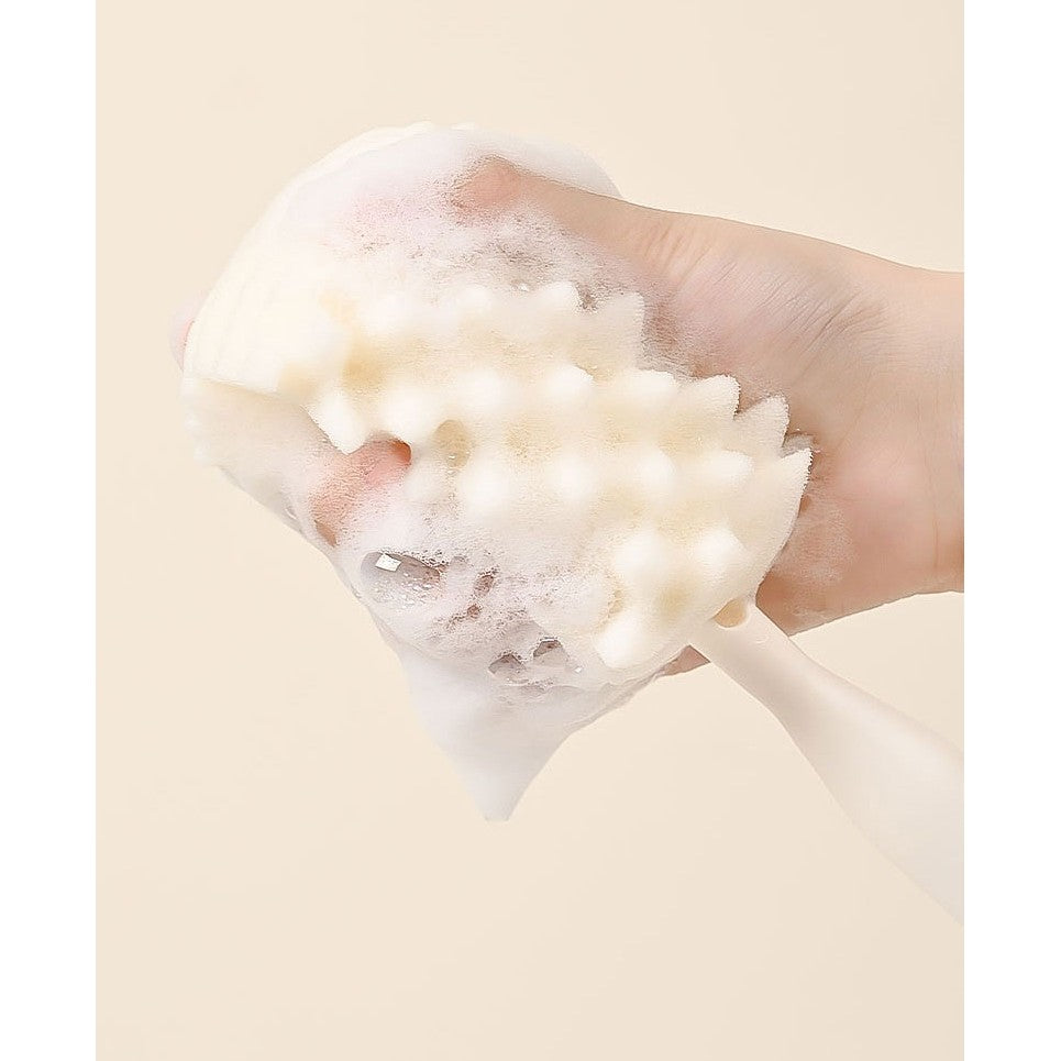 Detaliu mâner ergonomic al periei de biberon, prindere confortabilă, material PP sigur