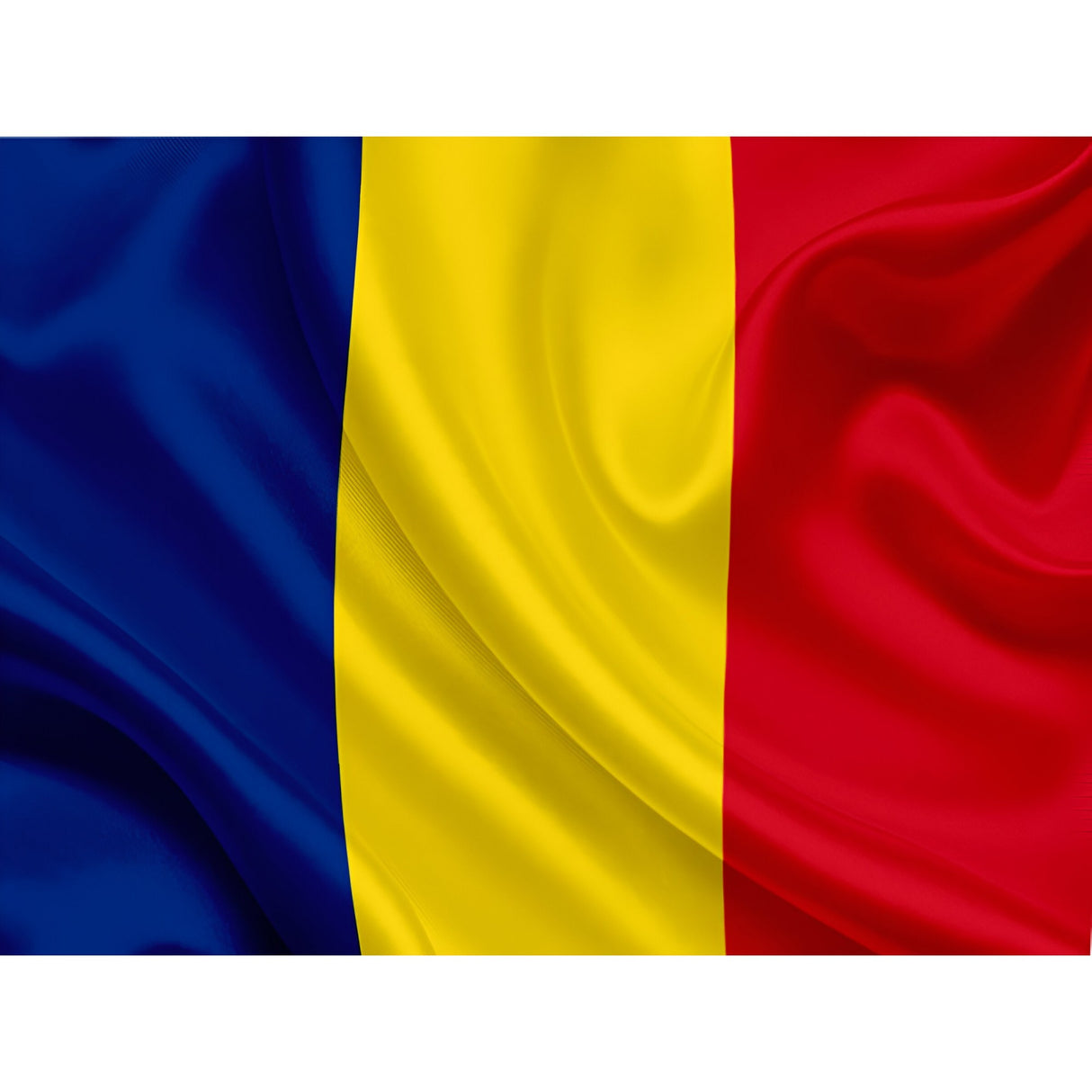 Steag Tricolor Romania, Vivimall, Cu bat pentru fixare pe perete, 90 x 150 cm - vivimall.ro