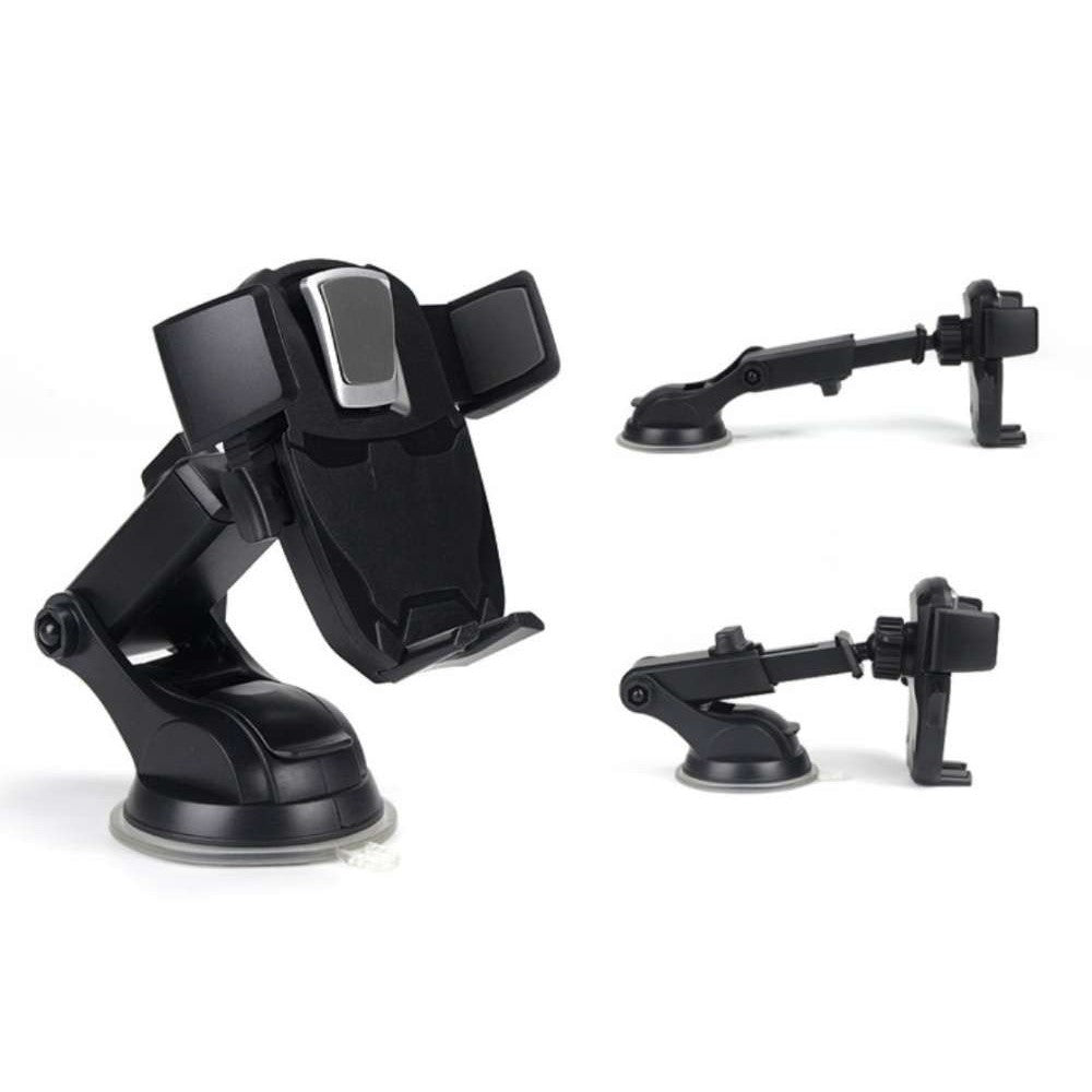 Suport auto Flippy 3rd pentru telefon, Negru - vivimall.ro