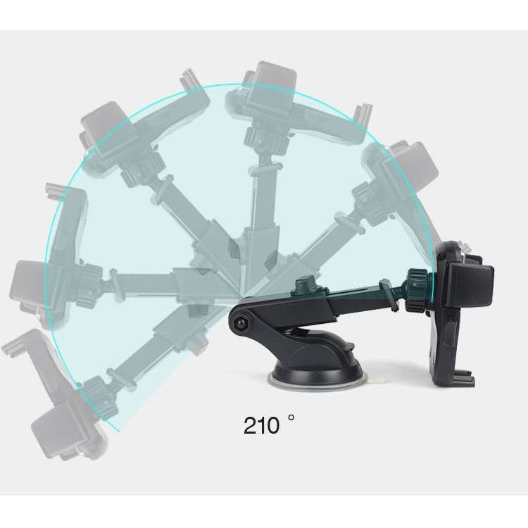 Suport auto Flippy 3rd pentru telefon, Negru - vivimall.ro