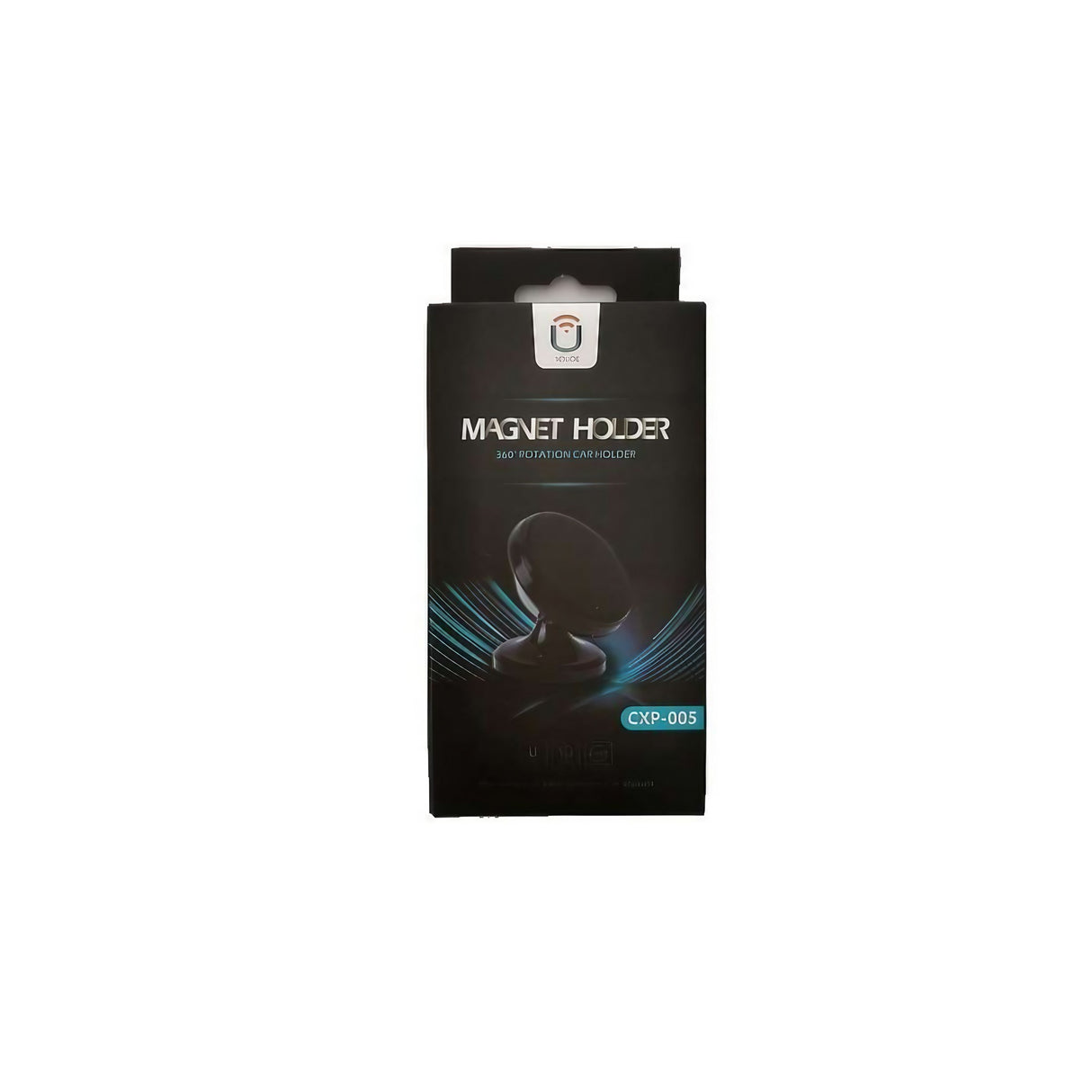 Suport Auto Magnetic Flippy, pentru Telefon BK1, Rotire 360 grade, Negru - vivimall.ro