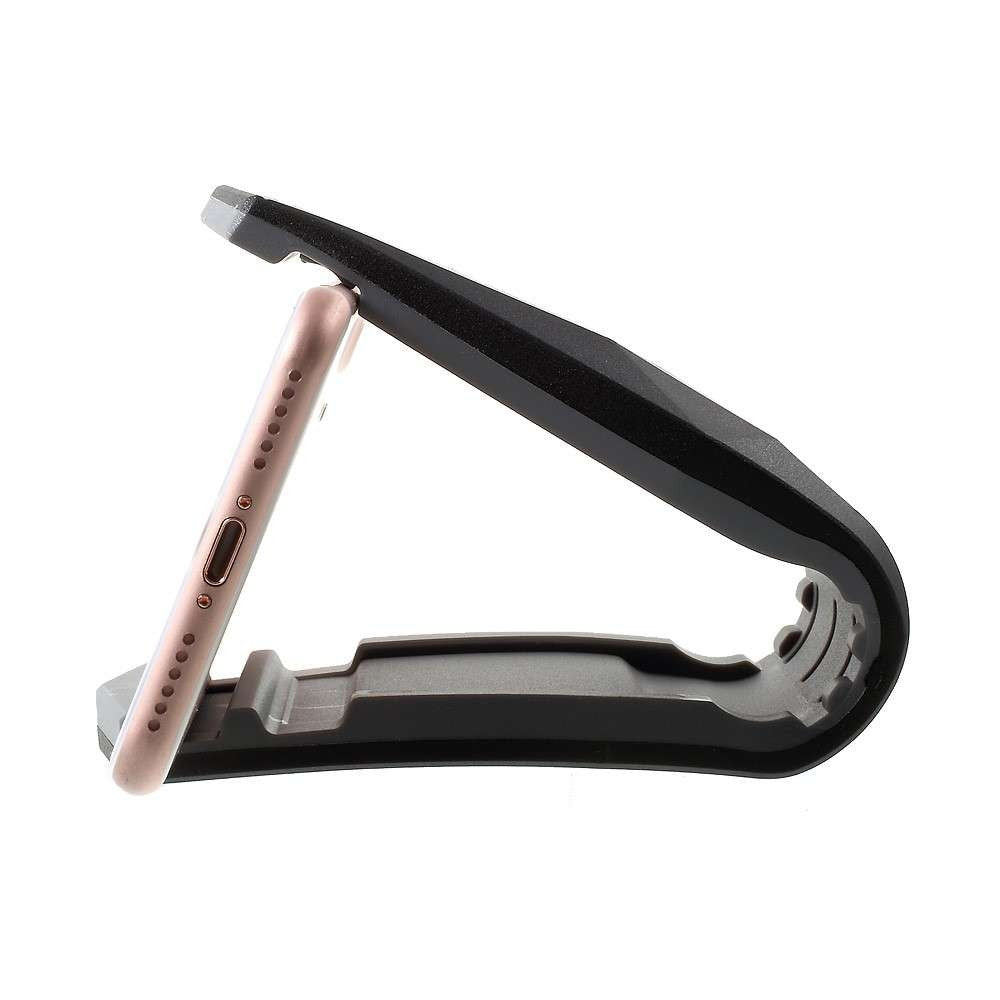 Suport auto pentru telefon A12 Alligator Clip Flippy, Negru - vivimall.ro