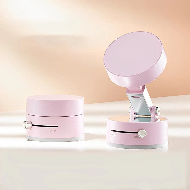 Suport Magnetic Auto pentru Telefon, cu Ventuza, Pliabil si Retractabil, Fixare prin Vid si Magnet, Rotativ 360° - vivimall.ro