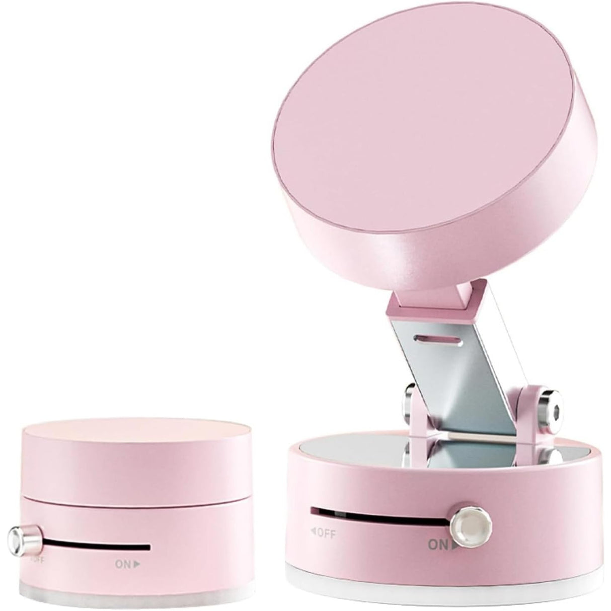 Suport Magnetic Auto pentru Telefon, cu Ventuza, Pliabil si Retractabil, Fixare prin Vid si Magnet, Rotativ 360° - vivimall.ro