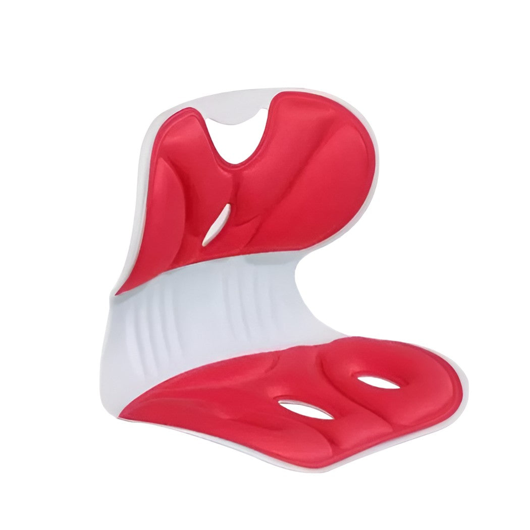 Suport pentru Scaun, Vivimall, pentru Corectarea Posturii, Portabil, Ergonomic, Ameliorare Durere, Respirabil, 32x29x28 cm, Marime S, Rosu - vivimall.ro