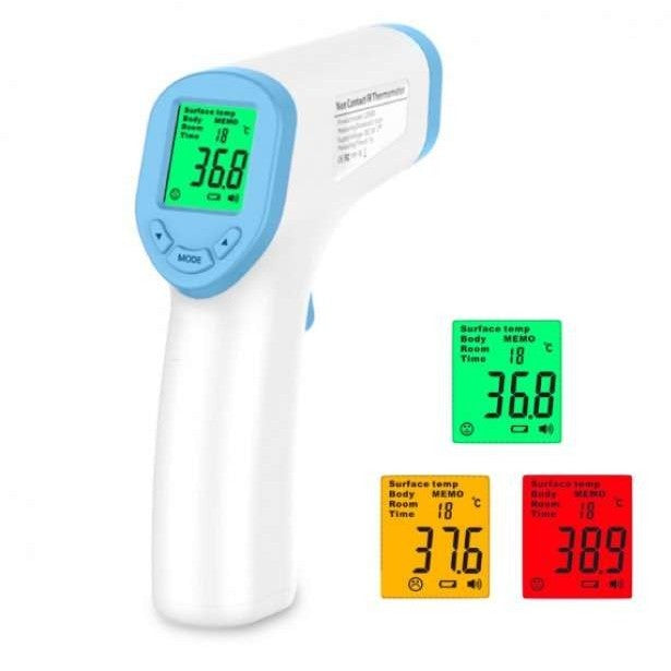 Termometru digital fara contact fizic pentru frunte cu infrarosu - vivimall.ro