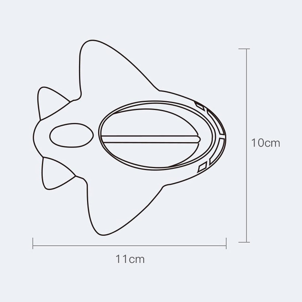 Termometru pentru Baie, Vivimall, Plutitor, Rezistent la apa, Multifunctional, Model Avion, 11x10x4 cm, Roz - vivimall.ro