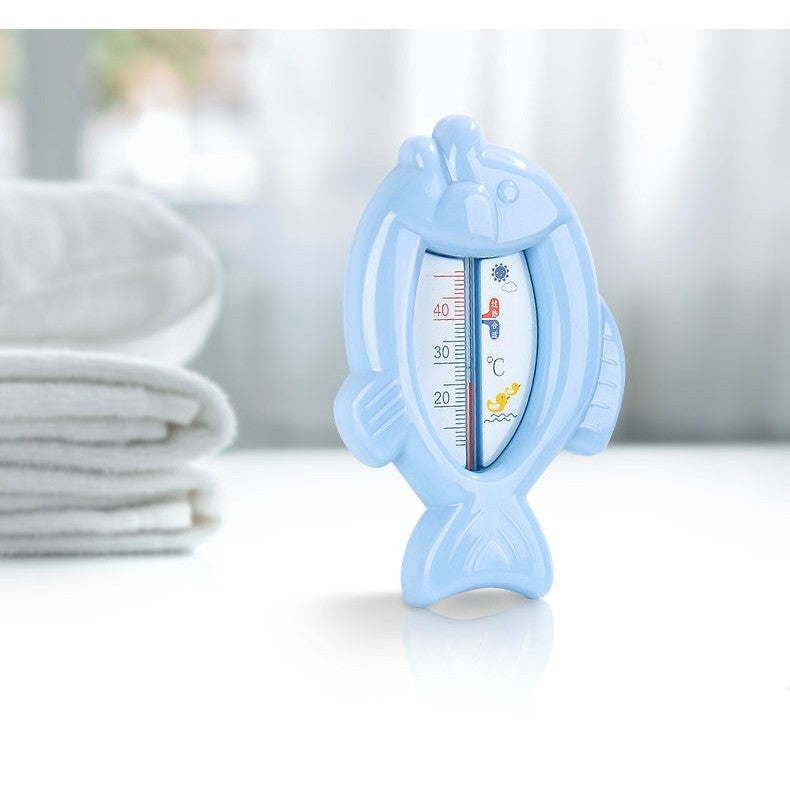 Termometru pentru Baie, Vivimall, Plutitor, Rezistent la apa, Multifunctional, Model Peste, 15.5x9.5x2 cm, Albastru - vivimall.ro