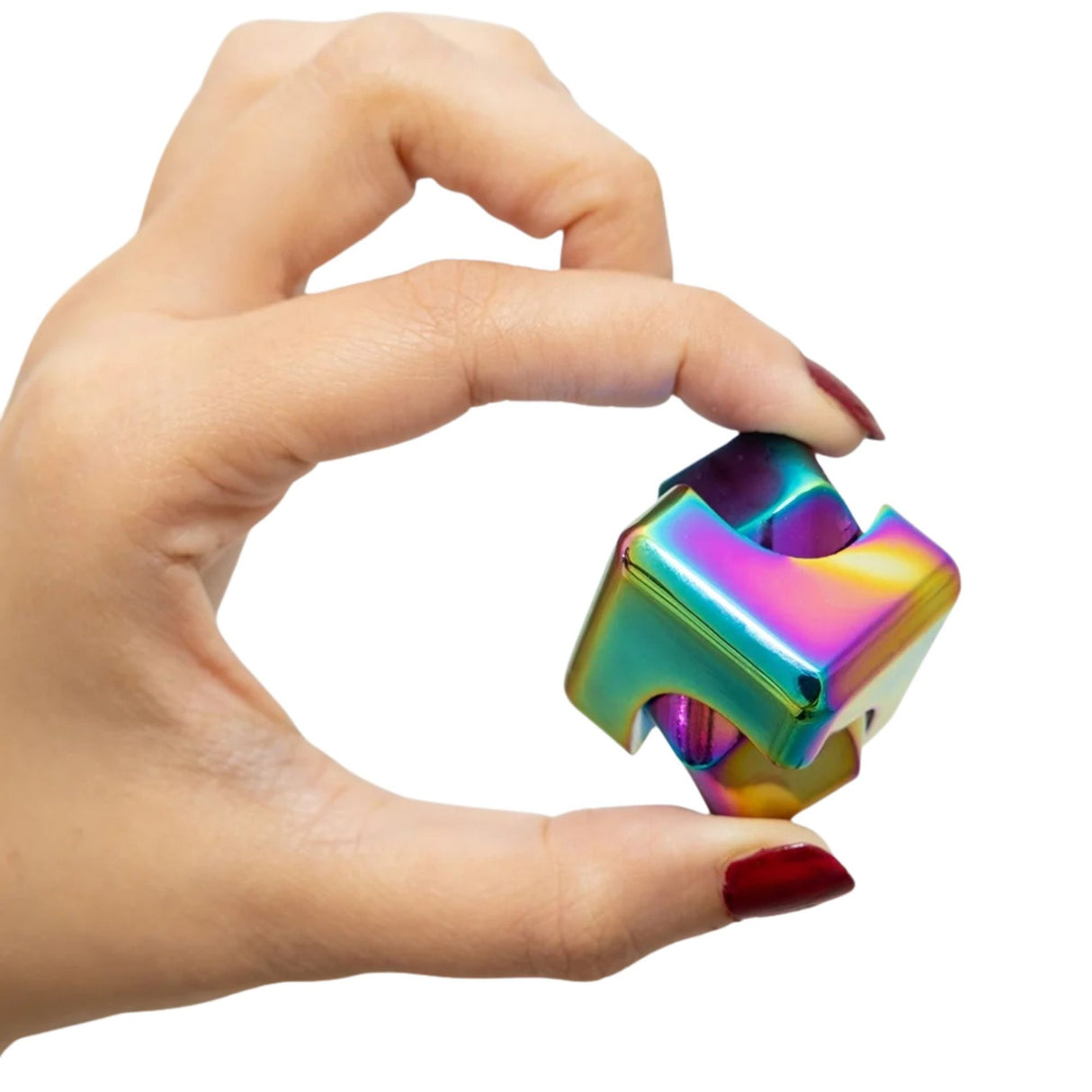 Detaliu rulment R188 din oțel inoxidabil al cubului fidget spinner Flippy, rotire silențioasă