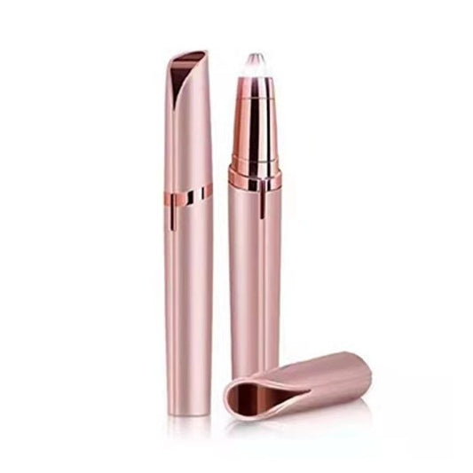 Trimmer Facial, Pentru Sprancene, Incarcare Usb, Din Abs, Roz - vivimall.ro