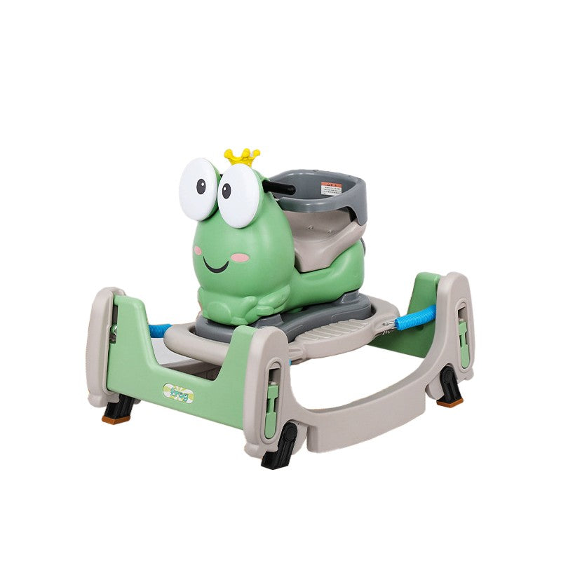 Masinuta Balansor Multifunctionala pentru Copii, Vivimall, Model Cal Scooter de tip Masinuta Balansor, Varsta 1-3 ani, 84 x 80 x 58 cm, fara Maner, Verde - vivimall.ro