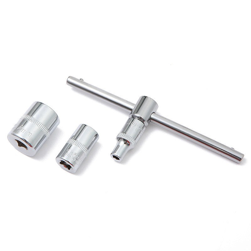 Trusa Chei Tubulare, Set 53 de Piese, Flippy, Surubelnita, Clichet, Tubulare, Imbus, Prelungitor, 27 x 20 x 5.5 cm, 1.5 kg, Cutie Rosu - vivimall.ro