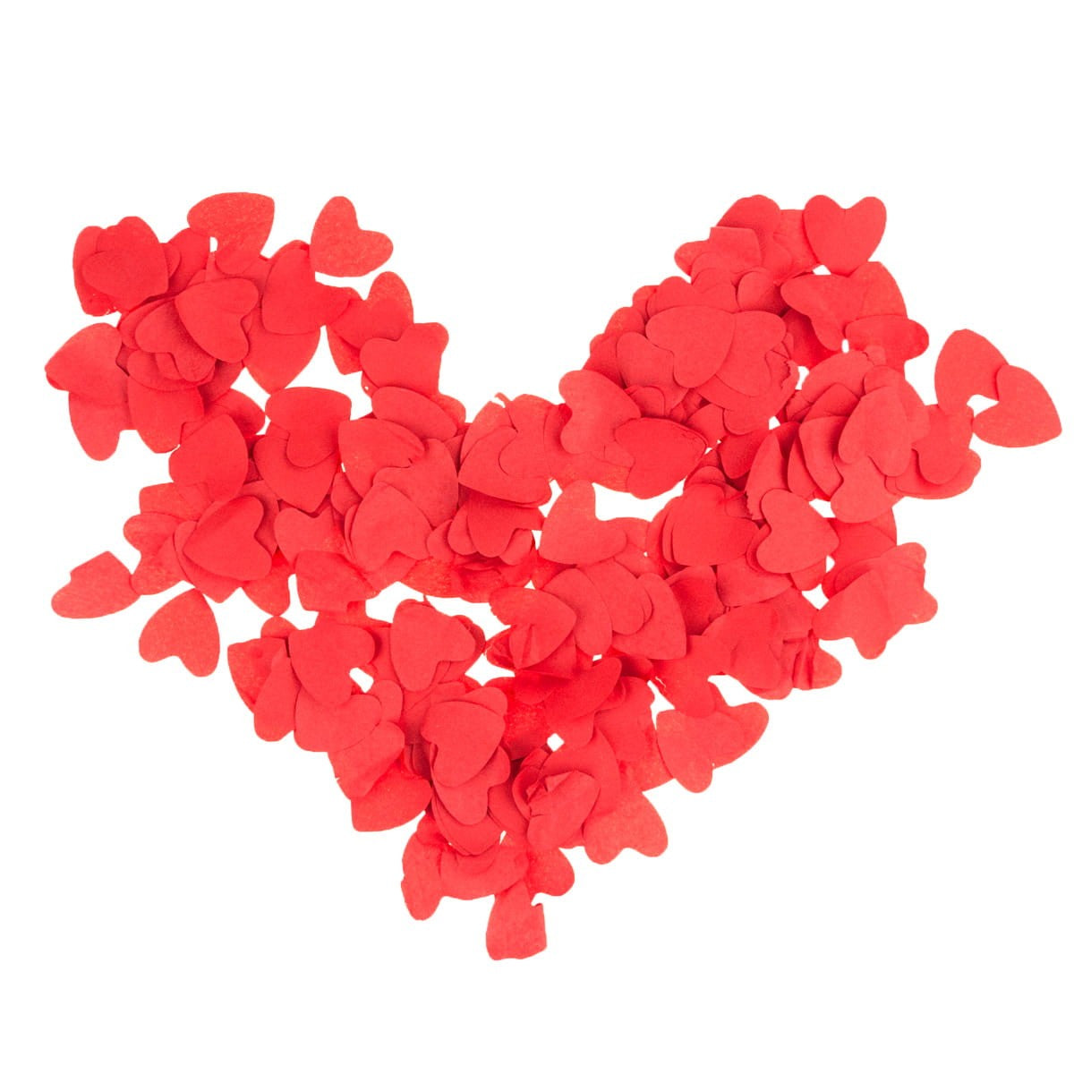 Tun Confetti, Flippy, Model Wedding Popper Inimi, 40 cm, Ambalaj din Carton, Eliberare prin Rasucire, Rosu