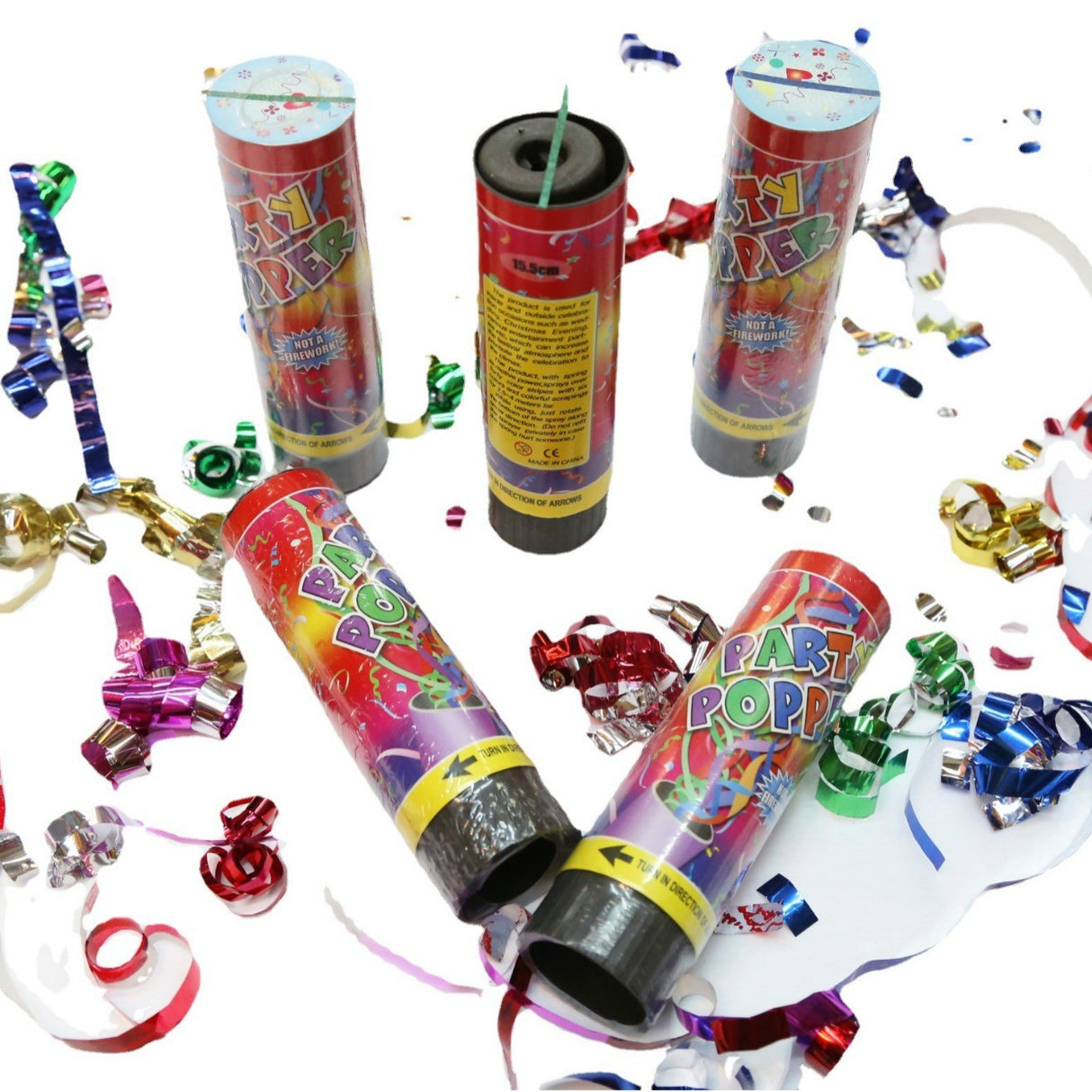 Tun De Confetti, Party Popper 20 Cm - vivimall.ro