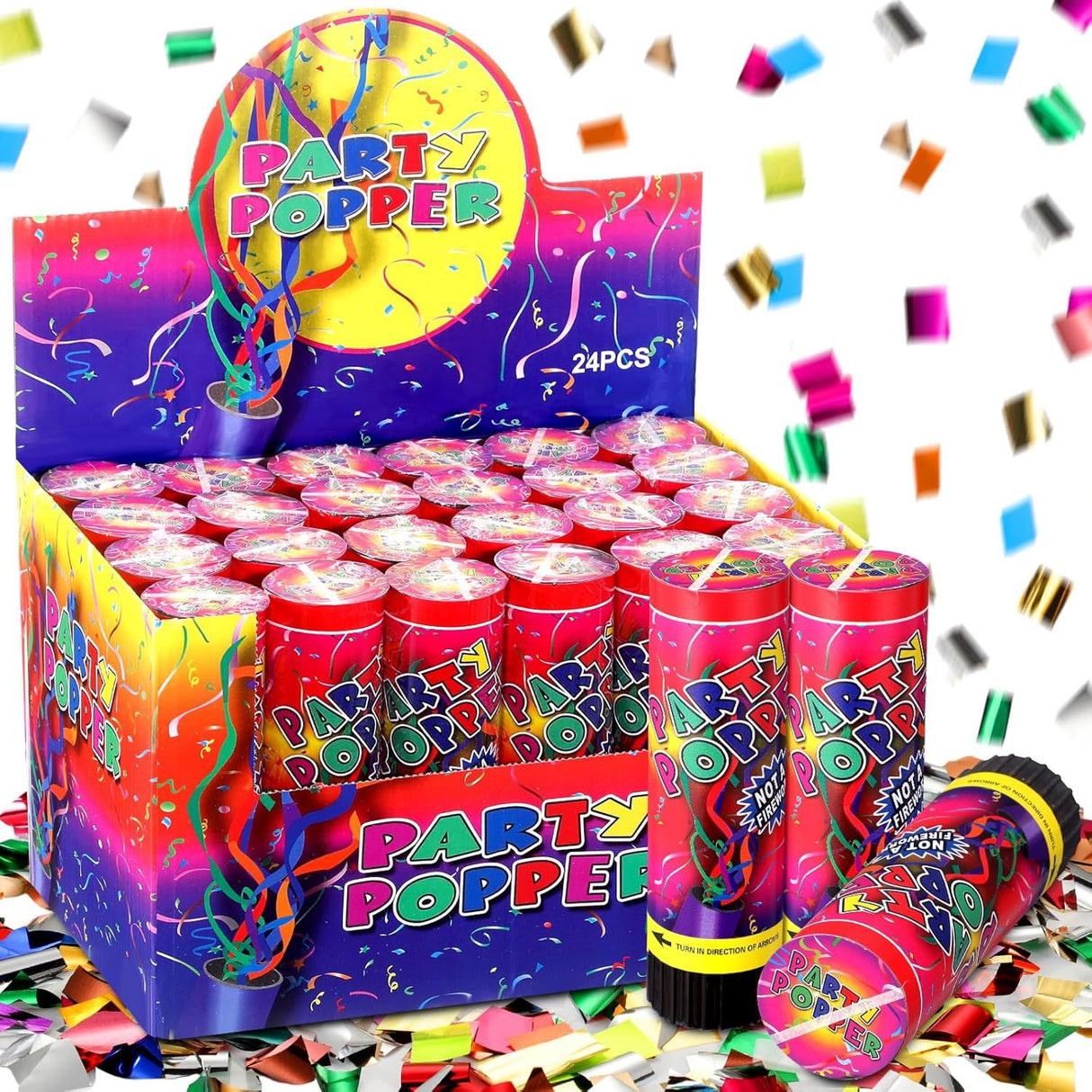 Tun De Confetti, Party Popper 20 Cm - vivimall.ro