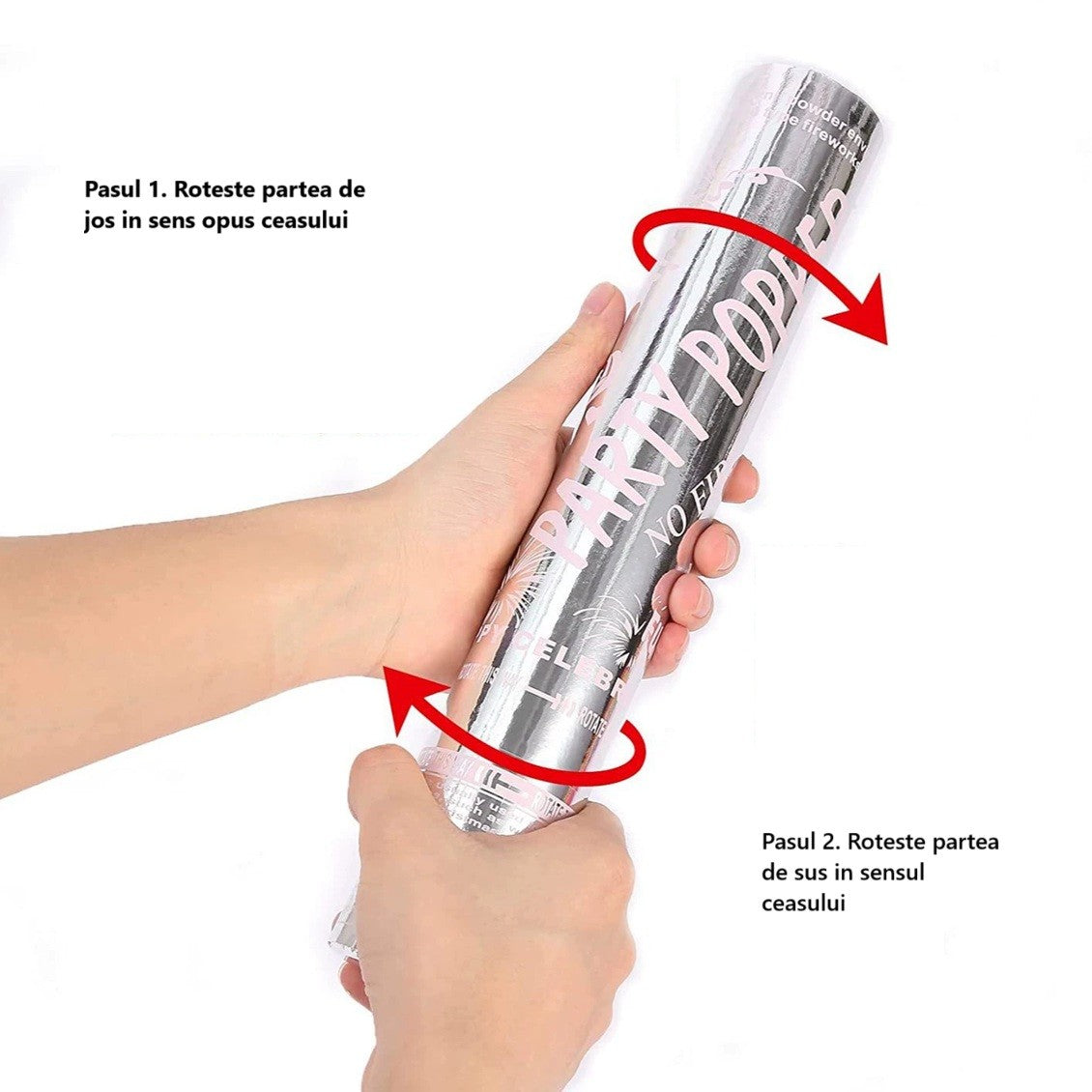 Tun Confetti Petrecere, Lungime 30 Cm - vivimall.ro