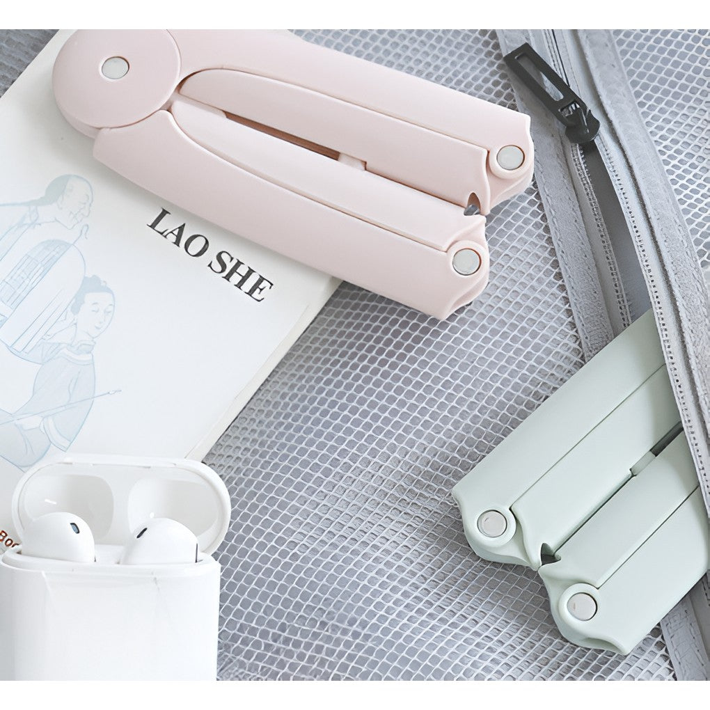 Umeraș Pliabil De Călătorie, Mini Cuier Portabil Pentru Haine, Suport De Uscare, 14 x 7 x 1,4 cm - vivimall.ro