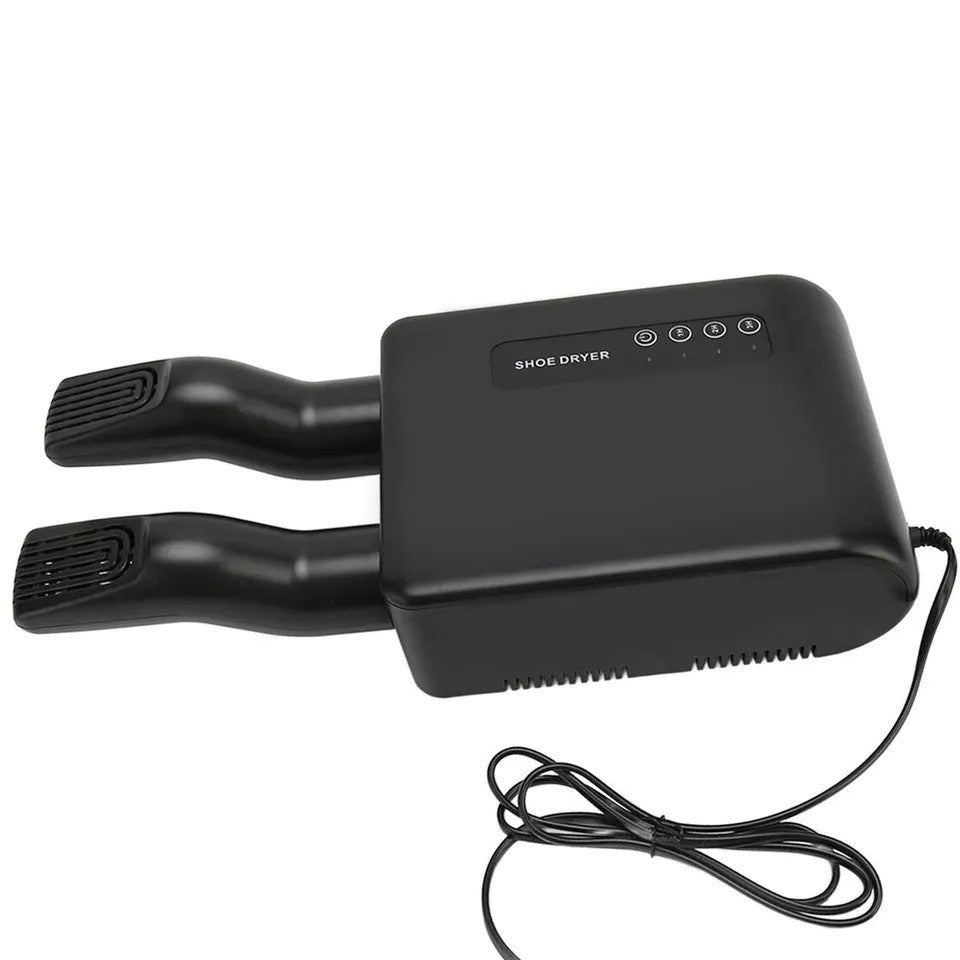 Uscator de Pantofi, Vivimall, Functie de Uscare, Dezinfectie, Dezodorizare, Montaj pe Perete fara Perforare, din PVC, Silentios, Timer, Negru - vivimall.ro