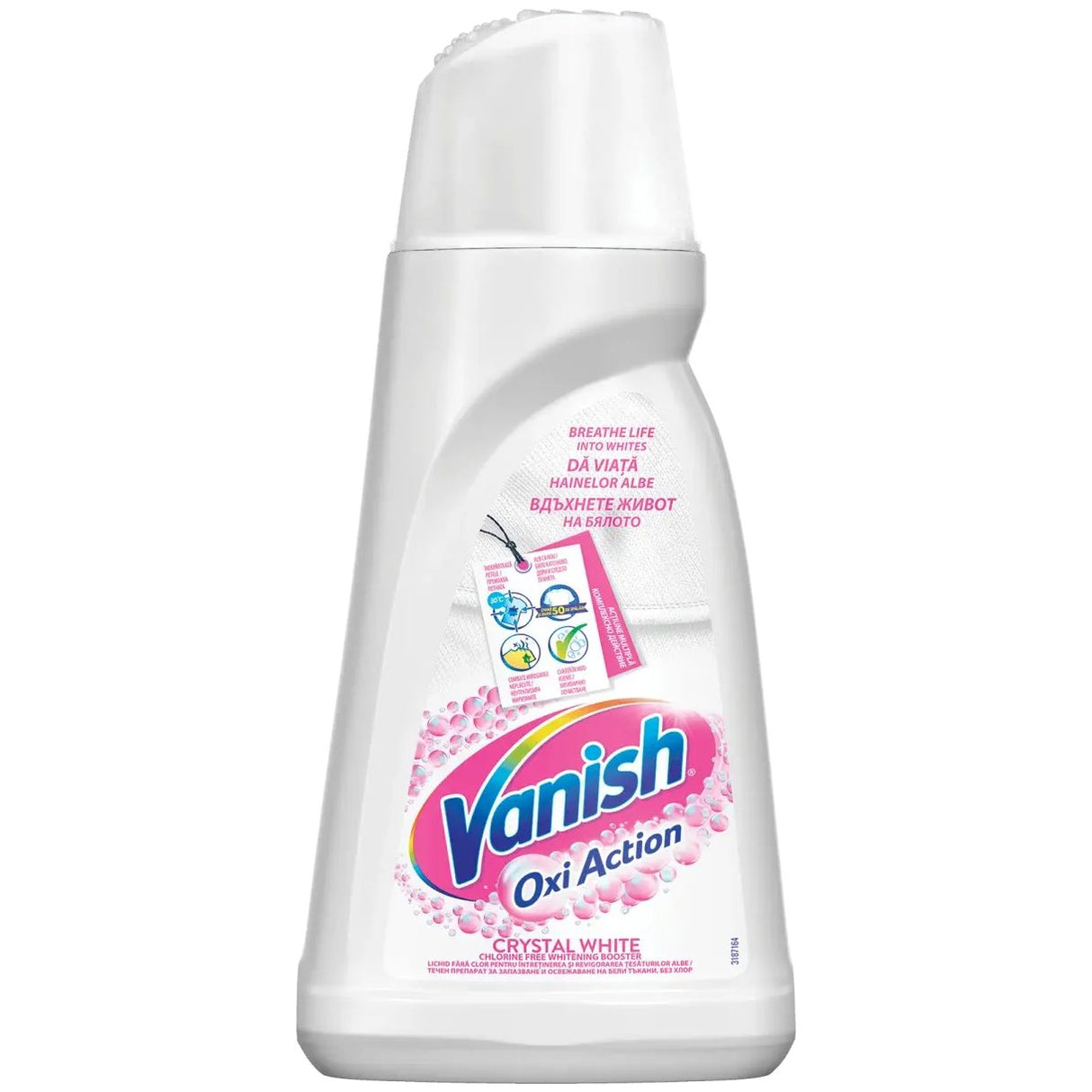 Solutie Lichida pentru Pete, VANISH, White, 1 L - vivimall.ro