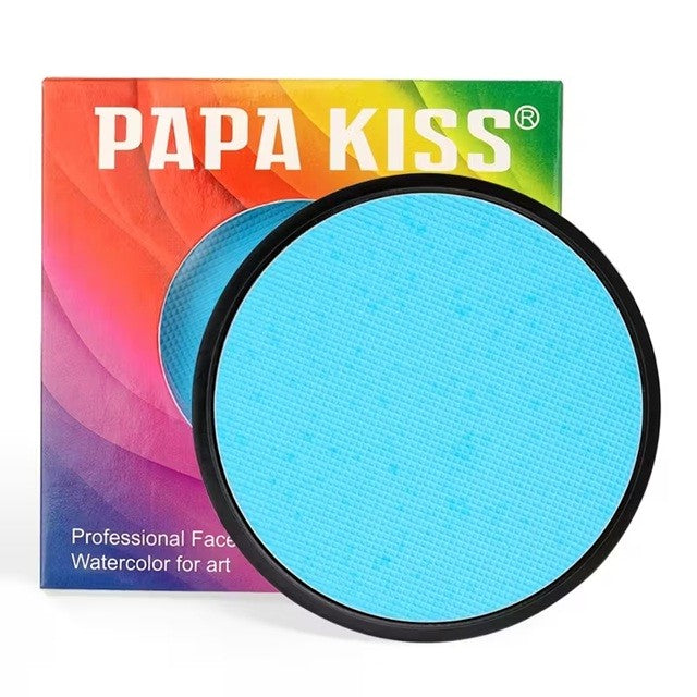 Vopsea pentru Fata si Corp, Vivimall, cu Pigment Fosforescent, 30 g, Activare cu Apa, Albastru Deschis - vivimall.ro