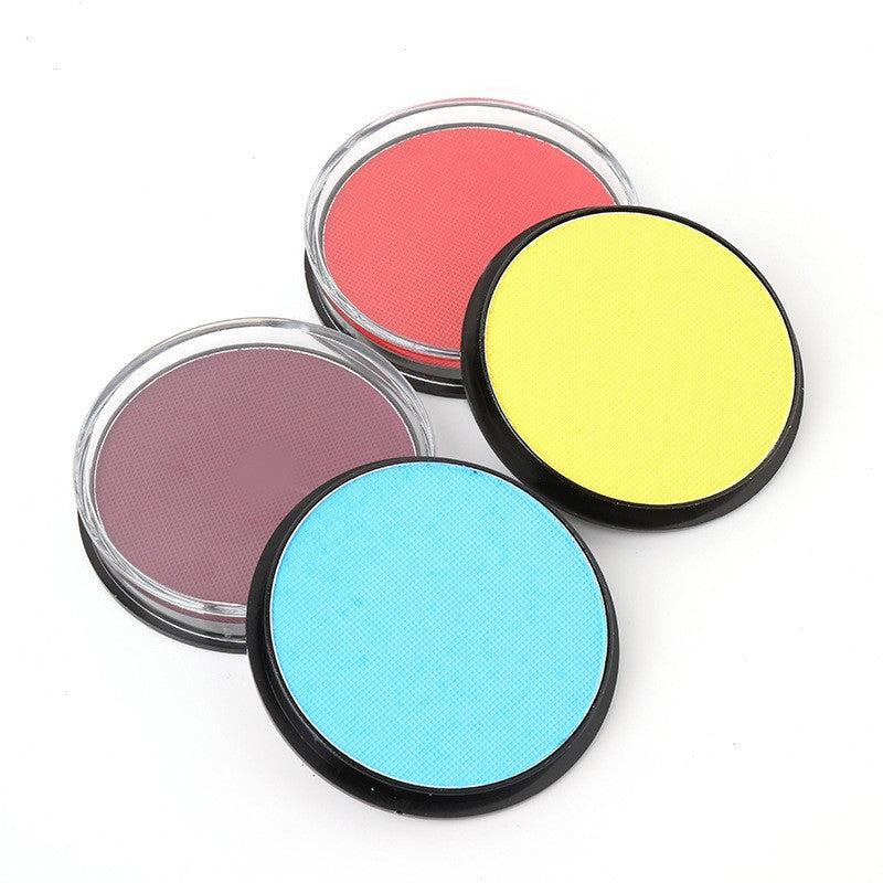 Vopsea pentru Fata si Corp, Vivimall, cu Pigment Fosforescent, 30 g, Activare cu Apa, Visiniu - vivimall.ro