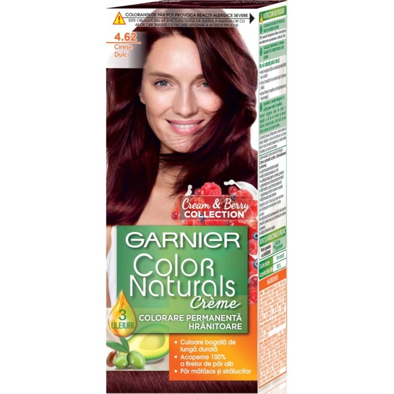 Vopsea pentru Par, Garnier Color Naturals, 4.62 Cirese Dulci