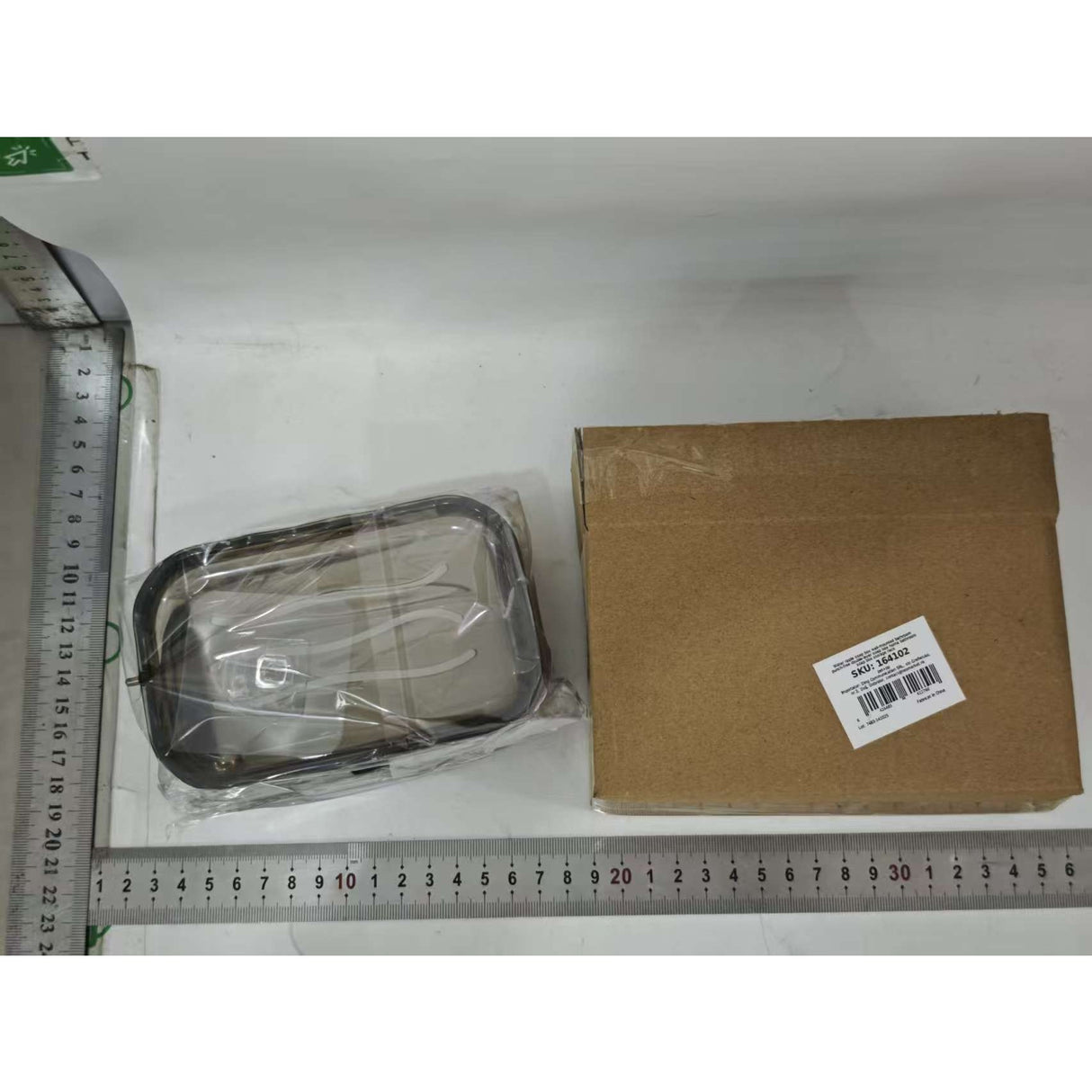 Savoniera Dubla, Flippy, 2 Straturi, Instalare fara Perforare, Agatatoare Burete, 13.5 x 8.5 x 6 cm, Gri