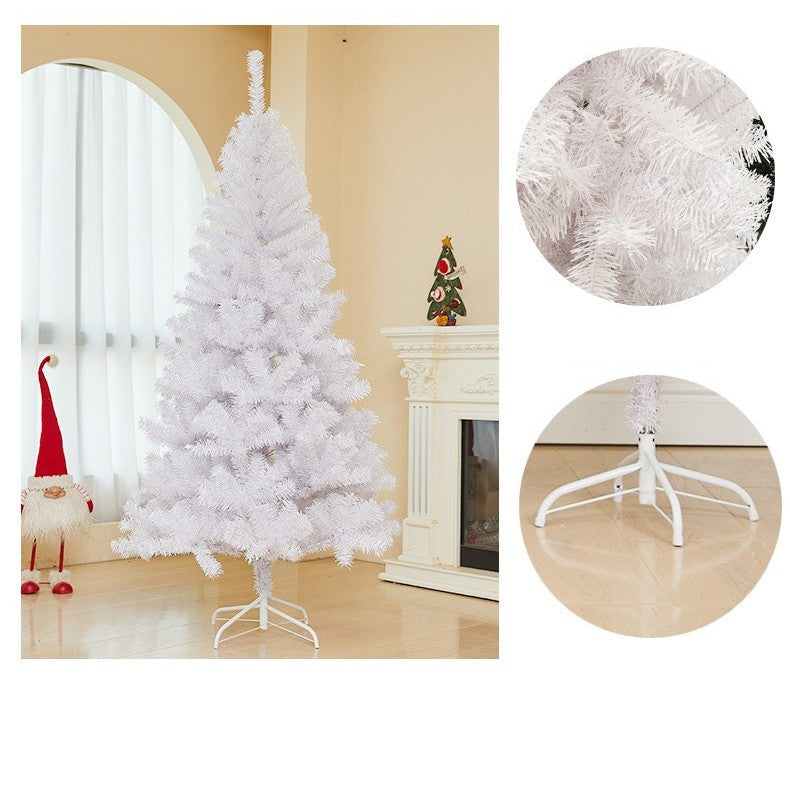 Brad de Craciun artificial cu suport inclus Vivimall, 180 cm, 600 ramuri/varfuri, material plastic, suport clasic, fara iluminare, utilizat pentru interior/exterior, alb