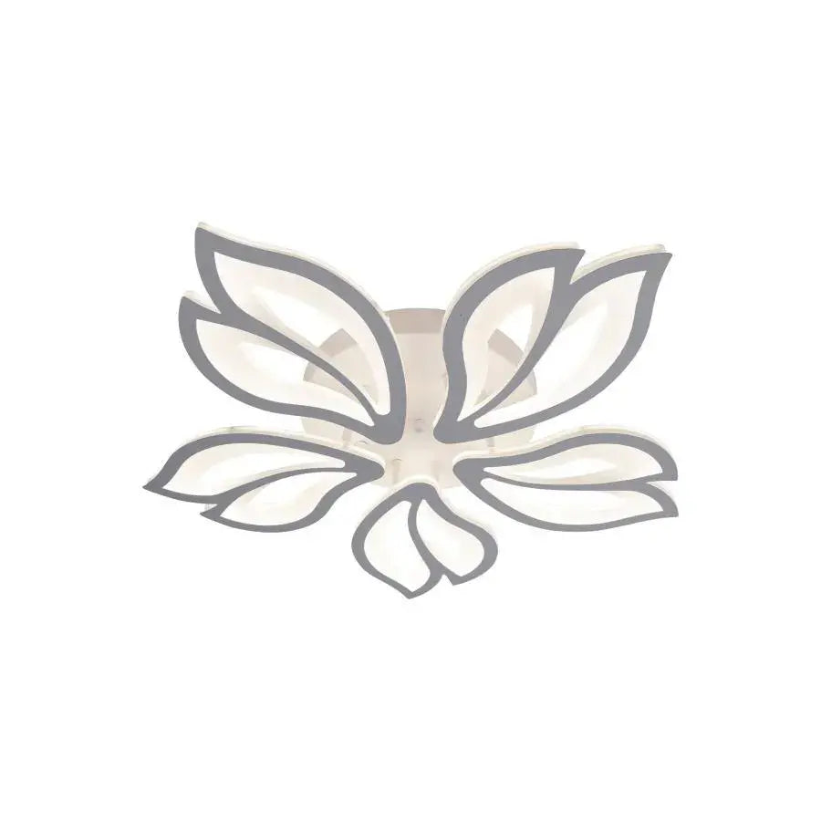 Lustra Led Cu Telecomanda Lily, 5 Elemente, Lumina Rece/Calda/Neutra, Dimabila - vivimall.ro